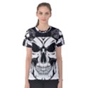 Kerchief Human Skull Women s Cotton Tee View1