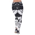 Kerchief Human Skull Velvet Leggings View2