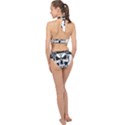 Kerchief Human Skull Halter Side Cut Swimsuit View2