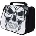 Kerchief Human Skull Full Print Travel Pouch (Big) View1