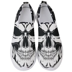 Kerchief Human Skull Men s Slip On Sneakers