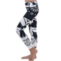 Kerchief Human Skull Kids  Lightweight Velour Classic Yoga Leggings View2