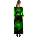 Lines Rays Background Light Button Up Boho Maxi Dress View2