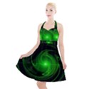 Lines Rays Background Light Halter Party Swing Dress  View1