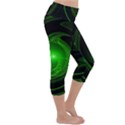 Lines Rays Background Light Lightweight Velour Capri Yoga Leggings View3