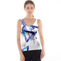 Metal Triangle Tank Top by Mariart