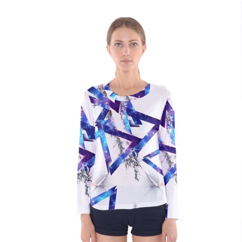 Metal Triangle Women s Long Sleeve Tee by Mariart