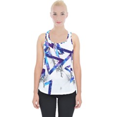 Metal Triangle Piece Up Tank Top by Mariart