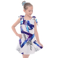 Metal Triangle Kids  Tie Up Tunic Dress by Mariart