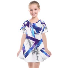 Metal Triangle Kids  Smock Dress