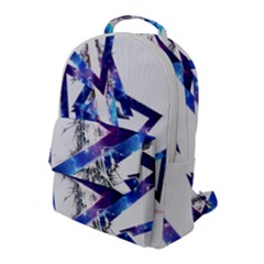 Metal Triangle Flap Pocket Backpack (large)