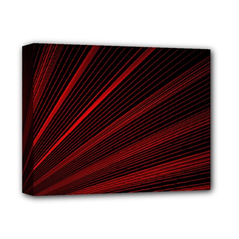 Line Geometric Red Object Tinker Deluxe Canvas 14  X 11  (stretched) by Mariart