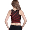 Line Geometric Red Object Tinker Racer Back Crop Top View2