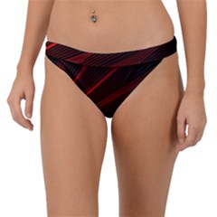 Line Geometric Red Object Tinker Band Bikini Bottom