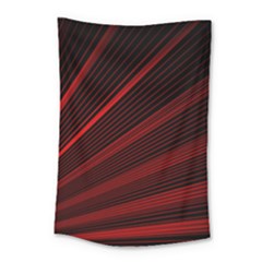 Line Geometric Red Object Tinker Small Tapestry by Mariart