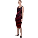 Line Geometric Red Object Tinker Sleeveless Pencil Dress View2