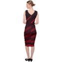 Line Geometric Red Object Tinker Sleeveless Pencil Dress View4