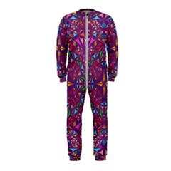 Kaleidoscope Triangle Pattern Onepiece Jumpsuit (kids) by Mariart