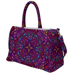 Kaleidoscope Triangle Pattern Duffel Travel Bag by Mariart