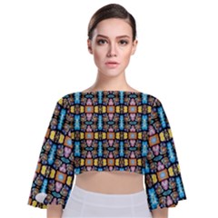 Ml 24 Tie Back Butterfly Sleeve Chiffon Top by ArtworkByPatrick