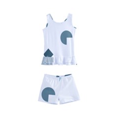 Shape Vector Triangle Kids  Boyleg Swimsuit