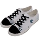 Shape Vector Triangle Men s Low Top Canvas Sneakers View2