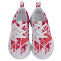 Red Triangle Pattern Running Shoes View1