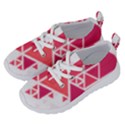 Red Triangle Pattern Running Shoes View2