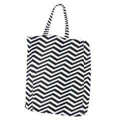 Zigzag Chevron Giant Grocery Tote