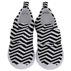 Zigzag Chevron Kids  Velcro No Lace Shoes