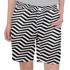 Zigzag Chevron Pocket Shorts