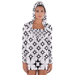 Star Background Long Sleeve Hooded T-shirt by Mariart