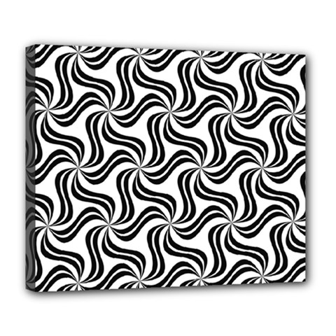 Soft Pattern Repeat Deluxe Canvas 24  X 20  (stretched) by Mariart