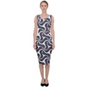 Soft Pattern Repeat Sleeveless Pencil Dress View1