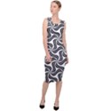 Soft Pattern Repeat Sleeveless Pencil Dress View3