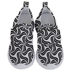 Soft Pattern Repeat Kids  Velcro No Lace Shoes