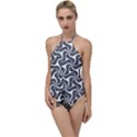 Soft Pattern Repeat Go with the Flow One Piece Swimsuit View1