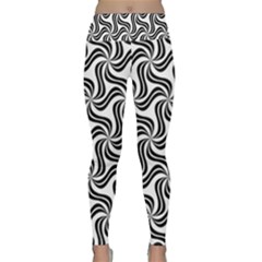 Soft Pattern Repeat Lightweight Velour Classic Yoga Leggings