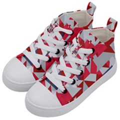 Technology Triangle Kids  Mid-top Canvas Sneakers by Mariart