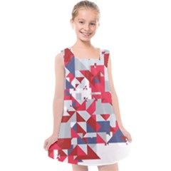 Technology Triangle Kids  Cross Back Dress by Mariart