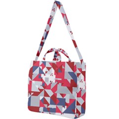 Technology Triangle Square Shoulder Tote Bag