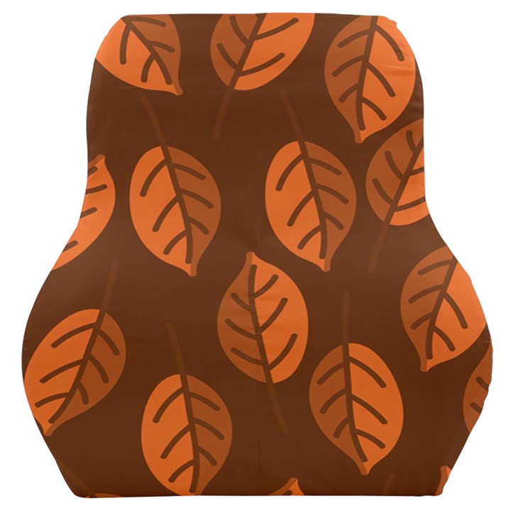 Pattern Leaf Plant Car Seat Back Cushion 