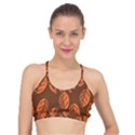 Pattern Leaf Plant Basic Training Sports Bra View1