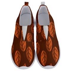 Pattern Leaf Plant No Lace Lightweight Shoes