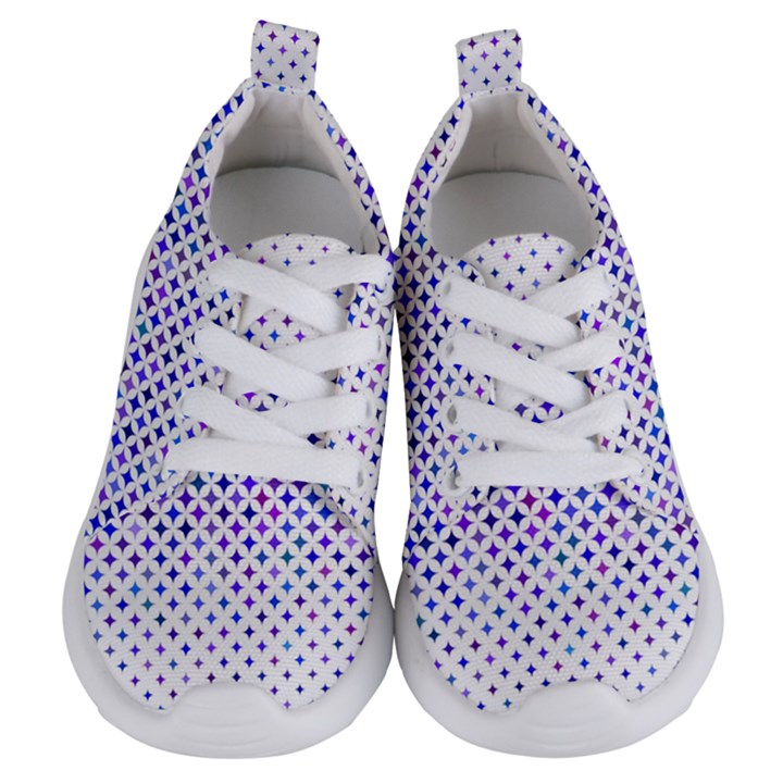 Star Curved Background Geometric Kids  Lightweight Sports Shoes