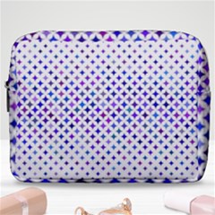 Star Curved Background Geometric Make Up Pouch (large)