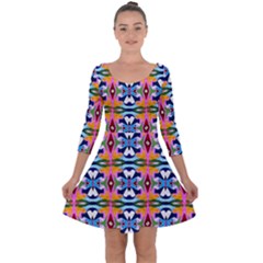 Ml 33 Quarter Sleeve Skater Dress by ArtworkByPatrick