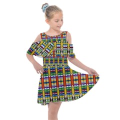 Ml 35 Kids  Shoulder Cutout Chiffon Dress by ArtworkByPatrick