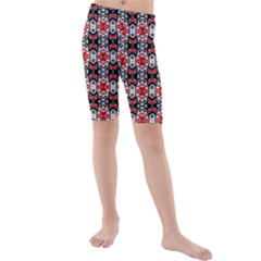 Ml 3-4 Kids  Mid Length Swim Shorts by ArtworkByPatrick