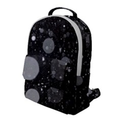 Splatter - Grayscale Flap Pocket Backpack (large) by WensdaiAmbrose